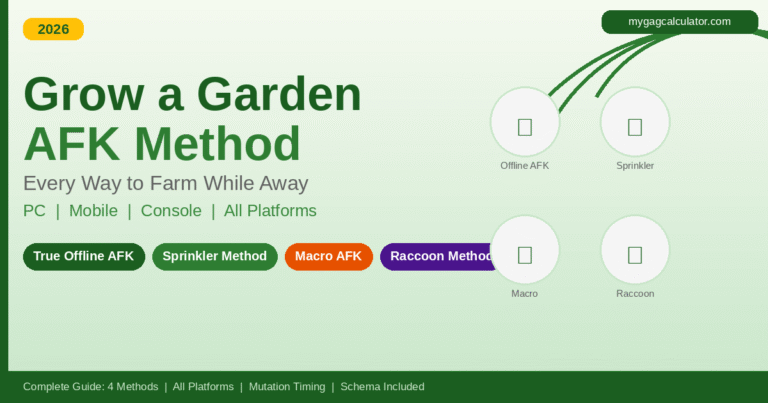 Grow a Garden AFK Method: Every Way to Farm While Away