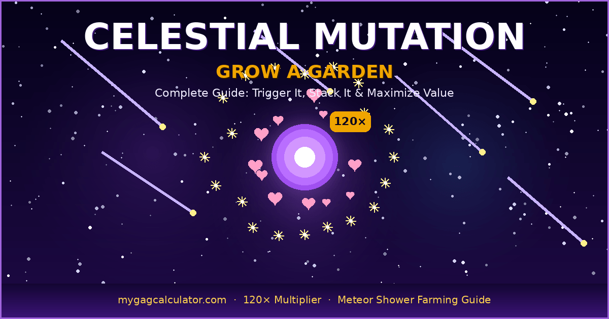 Celestial Mutation Grow a Garden