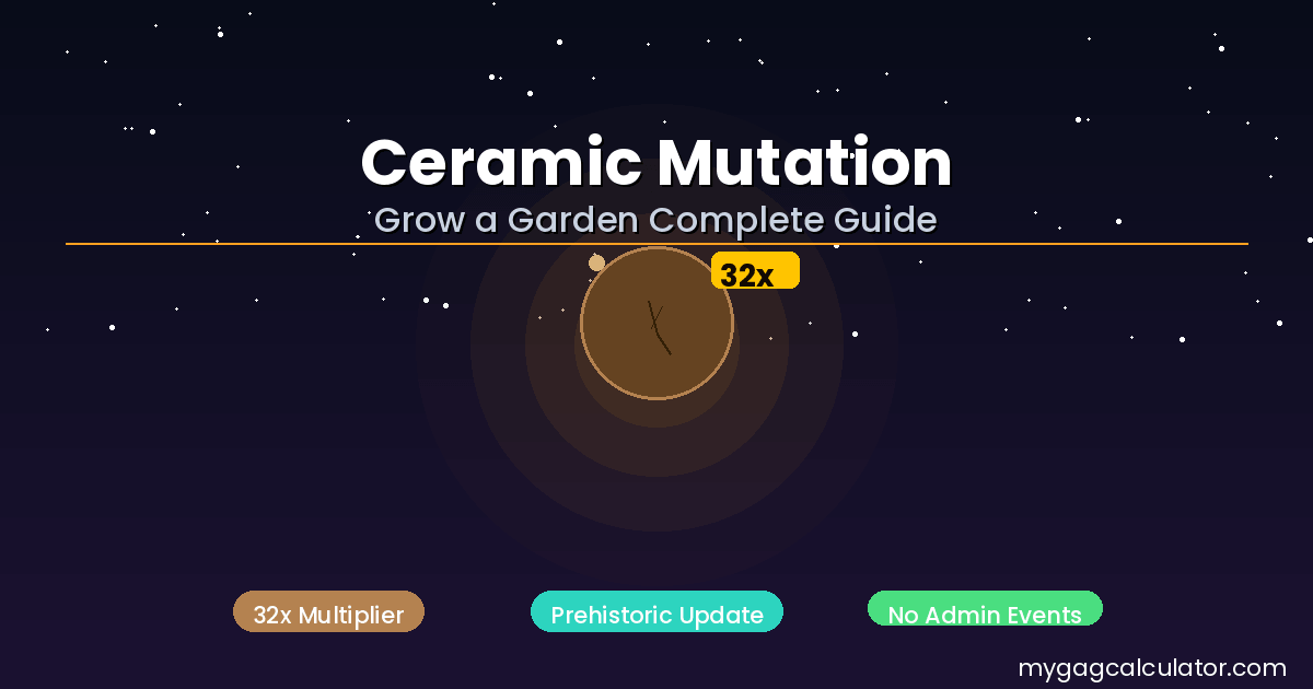 Ceramic Mutation Grow a Garden