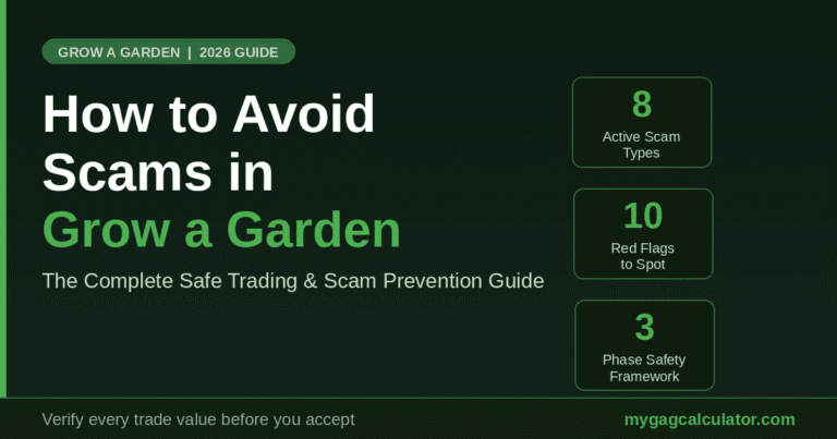 How to Avoid Scams in Grow a Garden (2026)