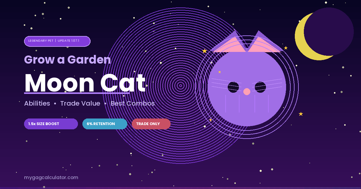 Grow a Garden Moon Cat