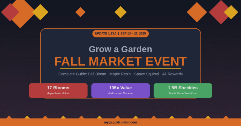 Grow a Garden Fall Market Event (Roblox): Complete Guide