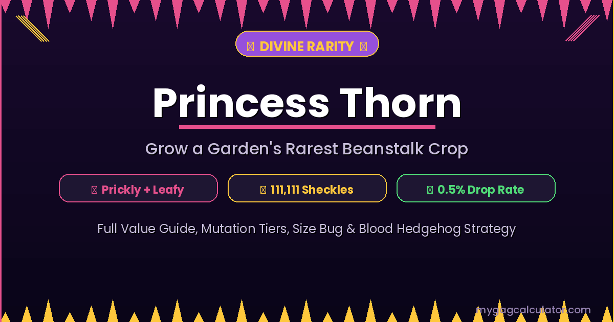 Princess Thorn Grow a Garden