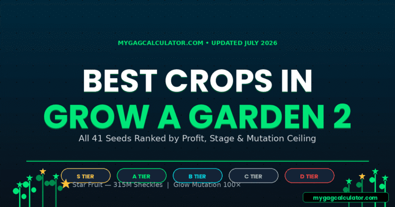 Best Crops to Grow in Grow a Garden 2 | Stage Guide and Tier List