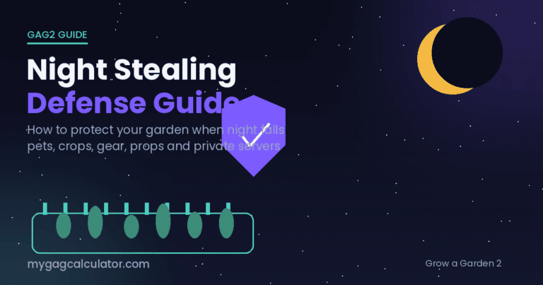 Grow a Garden 2 Night Stealing Defense: Protect Your Garden Guide