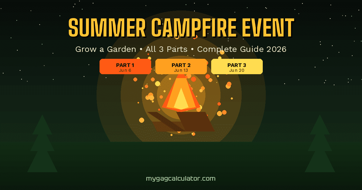 Grow a Garden Summer Campfire Event